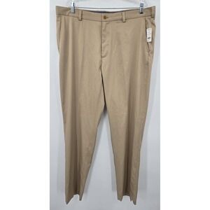 Brooks‎ Brothers Pants Men's 40x34 Straight Fit Chino Brown Tan Slacks Stretch